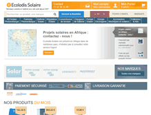 Tablet Screenshot of ecolodis-solaire.com